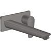 Hansgrohe Rubinetto per lavabo getto laminare cristallino Talis E nero spazzolato satinato HANSGROHE H 11.2 cm