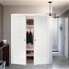 Leroy Merlin Porta interna a battente Kent in legno colore bianco, L 120 x H 210 cm, apertura reversibile
