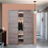 Leroy Merlin Porta interna a battente Swin in legno colore rovere corda, L 120 x H 210 cm, apertura reversibile