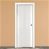Leroy Merlin Porta interna scorrevole Oxford Vetrata colore bianco, L 70 x H 210 cm, apertura reversibile