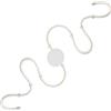 NOVECENTO Applique LED moderno Teodor bianco IP20 2x15W, luce bianco naturale 2700 lumen, NOVECENTO