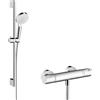 Hansgrohe Sistema doccia esterno Crometta Vario con termostatico Ecostat 1001 CL e asta doccia 65 cm