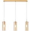 LUCE AMBIENTE DESIGN Lampadario Moderno I-MAGIC-SQ3-ORO oro paralume oro 3x E27 LUCE AMBIENTE DESIGN