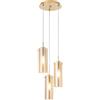 LUCE AMBIENTE DESIGN Lampadario Design I-MAGIC-S3-ORO oro paralume oro 3x E27 Ø26cm LUCE AMBIENTE DESIGN