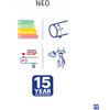 SENSEA Rubinetto per vasca getto laminare cristallino Neo per muro nero verniciato SENSEA