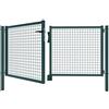 FERRO BULLONI Cancelletto FERRO BULLONI Standard doppio in acciaio verde H 125 x L 300 cm
