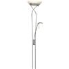 Brilliant Lampada da terra con luce da lettura Olli , in ferro, H180cm4W BRILLIANT