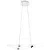NOVECENTO Lampadario LED moderno Handy grigio, luce naturale 3500 lumen, NOVECENTO