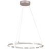 NOVECENTO Lampadario LED moderno Teddy grigio, luce naturale 5800 lumen, NOVECENTO