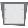 LUMICOM Plafoniera LED Skinny argento IP20 bianco naturale, 2794 lumen LUMICOM