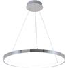 NOVECENTO Lampadario LED moderno Joy grigio Ø60cm, luce naturale 2100 lumen, NOVECENTO