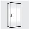 SENSEA Kit di installazione telaio e ferramenta per cabine doccia ad apertura scorrevole Easy L 70 x H 190 x P 4.8 cm verniciato opaco