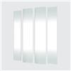 SENSEA Kit vetro per doccia ad apertura scorrevole Easy L 80 x H 190cm, Sp. 6 mm