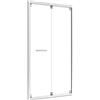 SENSEA Kit vetro per doccia ad apertura pieghevole Easy L 100 x H 190cm, Sp. 6 mm trasparente