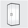 SENSEA Kit vetro per doccia ad apertura scorrevole Easy L 80 x H 190cm, Sp. 6 mm