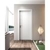 Leroy Merlin Porta interna a battente Incanto V in legno di abete colore bianco, L 70 x H 210 cm, apertura reversibile