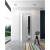 Leroy Merlin Porta interna pieghevole a libro Incanto V inversa in legno di abete colore bianco, L 70 x H 210 cm, apertura a sinistra