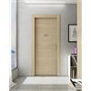Leroy Merlin Porta interna a battente REI30S1 Deserto in legno di abete colore olmo chiaro, L 60 x H 210 cm, apertura a sinistra