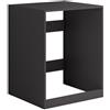 Leroy Merlin Mobile coprilavatrice Desi in truciolare grigio ombra P 70 x L 66 x H 90 cm