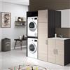 Leroy Merlin Mobile coprilavatrice Desi in truciolare grigio ombra P 70 x L 49 x H 90 cm