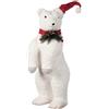 Leroy Merlin Orso polare bianco in poliestere H 78 cm