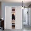 Leroy Merlin Porta interna a battente Oxford in legno colore palissandro, L 160 x H 210 cm, apertura reversibile
