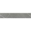 BALDOCER Piastrella battiscopa Eternal Dark in ceramica grigio opaco L 60 x H 10 cm x Sp 9 mm confezione da 9 ml