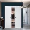Leroy Merlin Porta interna a battente Trinity in legno colore bianco, L 120 x H 210 cm, apertura reversibile