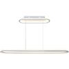 Leroy Merlin Lampadario LED design Vasilica bianco, luce naturale 7000 lumen