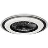 Inspire Ventilatore da soffitto Majola pale bianche, struttura nero ø 60 cm INSPIRE