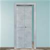 Leroy Merlin Porta interna pieghevole a libro Cemento in MDF colore cemento grigio, L 70 x H 210 cm, apertura a sinistra