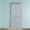 Leroy Merlin Porta interna pieghevole a libro Cemento in MDF colore cemento grigio, L 80 x H 210 cm, apertura a destra