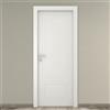 COOPLEGNO Porta interna a battente Nobel in legno colore bianco, L 80 x H 210 cm, apertura reversibile