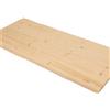 ASCHIERI DE PIETRI Pannello solido massello in legno di abete, 1° scelta L 90 x 200 cm x Sp 45 mm