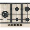 Schock Piano cottura 5 fuochi L 74 cm Silver STS85TH58 SCHOCK avena griglie in ghisa