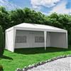 Leroy Merlin Gazebo 6 x 3 m in acciaio bianco, copertura bianca - Bruma