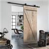 Leroy Merlin Porta scorrevole reversibile Horse Wenge in mdf beige, L 86 x H 215 cm, con binario Indus