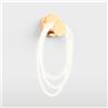 Leroy Merlin Applique LED neoclassico Polly dorato IP20, luce bianco caldo 2600 lumen