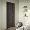 ARTENS Porta interna a battente Ashy in MDF colore noce, L 60 x H 210 cm, apertura reversibile
