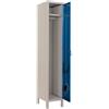Leroy Merlin Armadio spogliatoio Pratiko W in acciaio grigio/blu L 36 x H 179.5 x P 35 cm 1 anta per interno