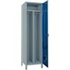 Leroy Merlin Armadio alto Pratiko Spogliatoio Sp/Pul 50 a/blu in acciaio, grigio e blu L 50 x H 179.5 x P 50 cm 1 anta, da interno