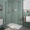 SENSEA Box doccia walk-in Neo, vetro 8 mm, L 88.6-89.5 cm x H 200 cm, profilo cromo