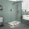 SENSEA Box doccia walk-in Neo, vetro 8 mm, L 118-119.5 cm x H 200 cm, profilo cromo