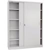 Leroy Merlin Armadio alto Pratiko E in acciaio, grigio L 180 x H 200 x P 45 cm 2 ante, da interno