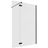 SENSEA Box doccia walk-in Neo, vetro 8 mm, L 138-139.5 cm x H 200 cm, profilo nero