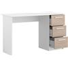 Leroy Merlin Scrivania Infinity L 121.2 x H 74.5 x P 55 cm bianco
