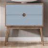 Leroy Merlin Mobile da bagno sotto lavabo Kompas rovere chiaro L 80 x H 48 x P 45 cm, lavabo non incluso