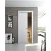 Leroy Merlin Porta interna scorrevole Venezia25 in legno di abete colore bianco, L 80 x H 210 cm, apertura reversibile