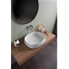 OLYMPIA CERAMICA Lavabo da appoggio Paddle OLYMPIA CERAMICA rettangolare in ceramica L 50 x H 14 x P 40 cm bianco matt