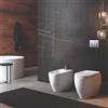 Leroy Merlin Coppia sanitari scarico a pavimento e a parete FLO 53 BIANCO MATT lucido WC: P 53 x L 37 x H 43.5 cm, bidet: P 53 x L 37 x H 43.5 cm